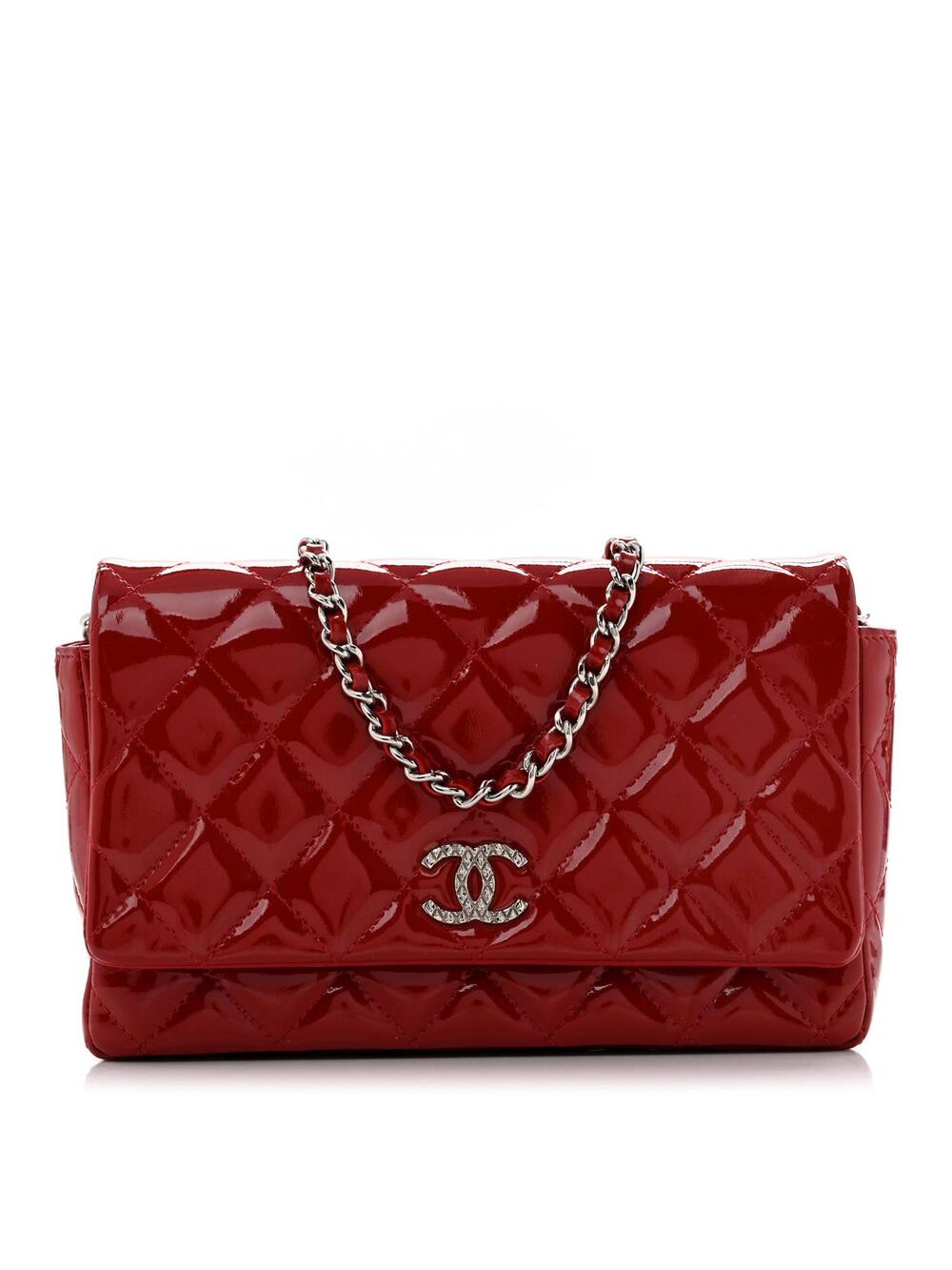 Chanel Patent Quilted Brilliant Wallet #373311C17B